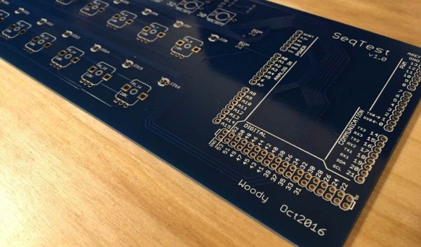 Custom PCB for interactive controller