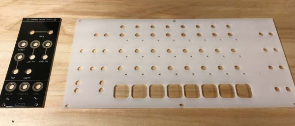 Laser cut panel