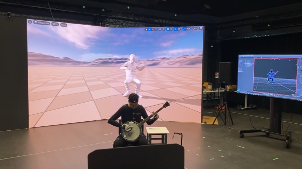 Motion capture setup at NYU