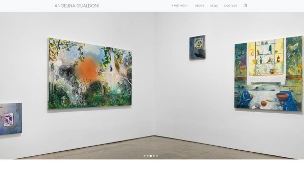 Painting portfolio website